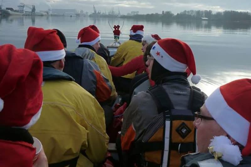 Nikolaus Paddeltour im Drachenboot