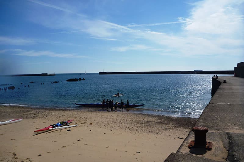 Kentertraining vor Helgoland