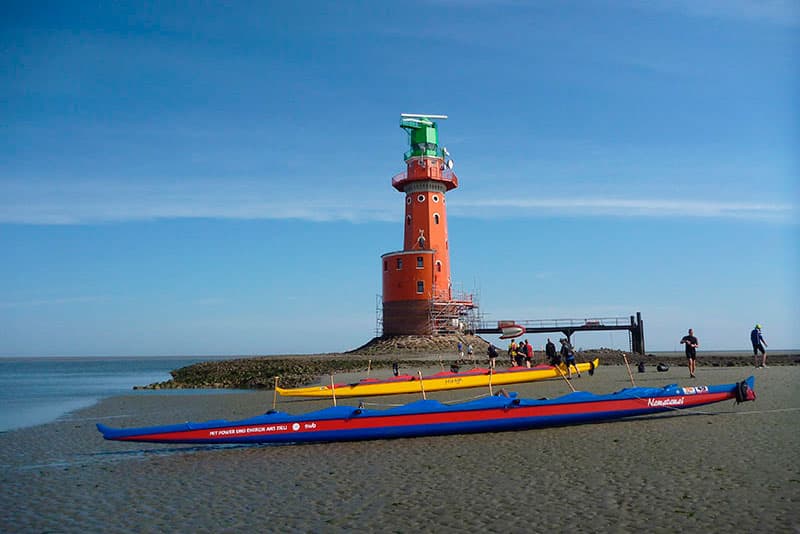 Paddeltour zum Leuchtturm Hohe Weg