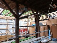 Dachsanierung August 2018