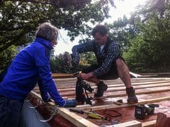 Dachsanierung August 2018